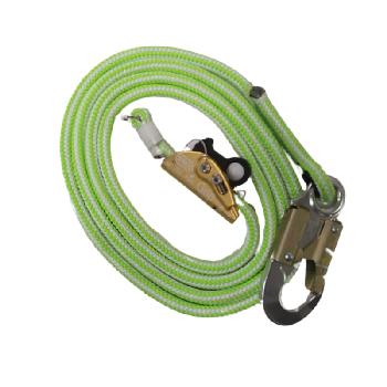10' SMC Rope Grab Lanyard - Aluminum Snap